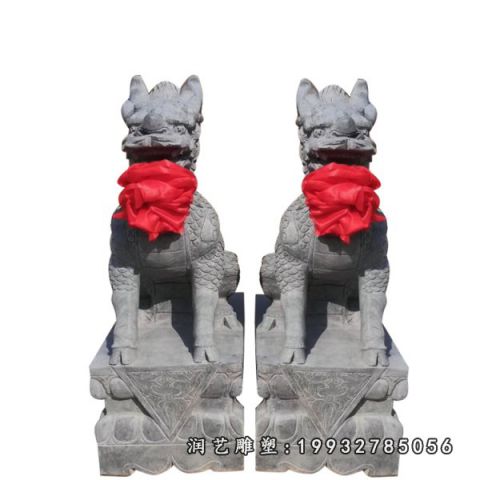 企业麒麟动物石雕