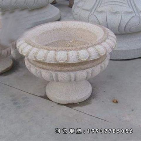 街道花盆景观石雕