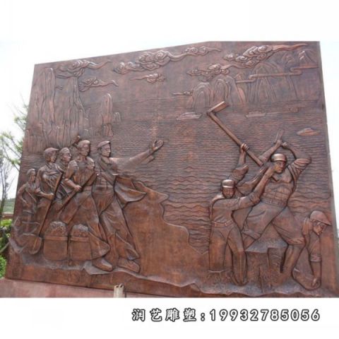 公园浮雕景观铜雕