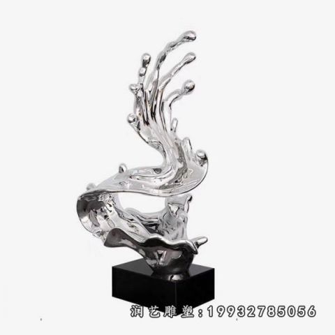 小区不锈钢水花雕塑