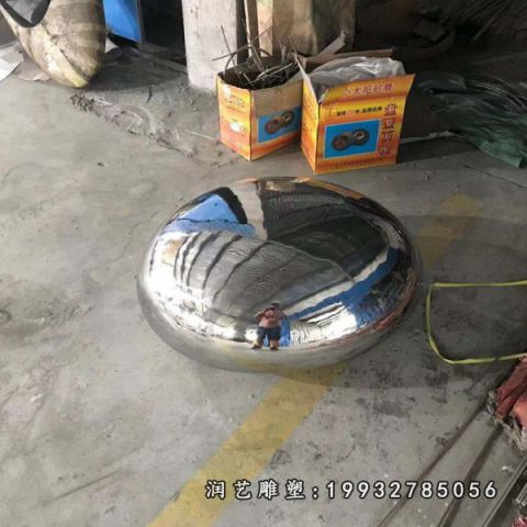小区不锈钢景观石雕塑
