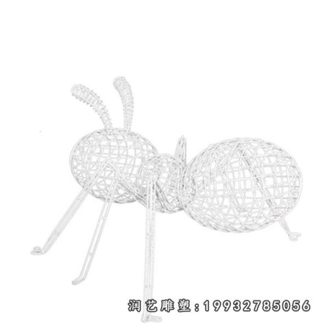 广场不锈钢蚂蚁雕塑