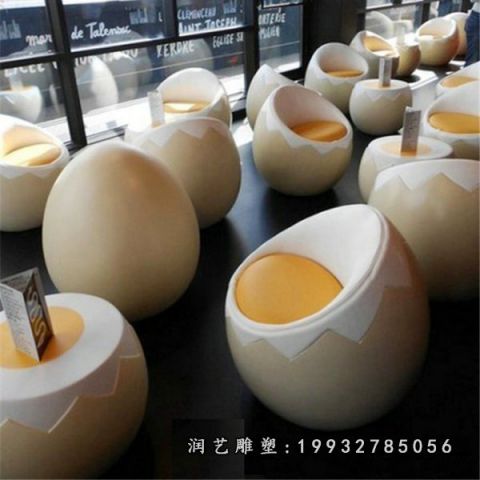 玻璃钢公园座椅雕塑