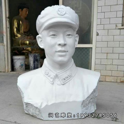 小区雷锋人物石雕