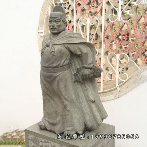 户外郑和人物石雕