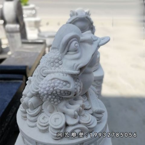酒店金蟾动物石雕