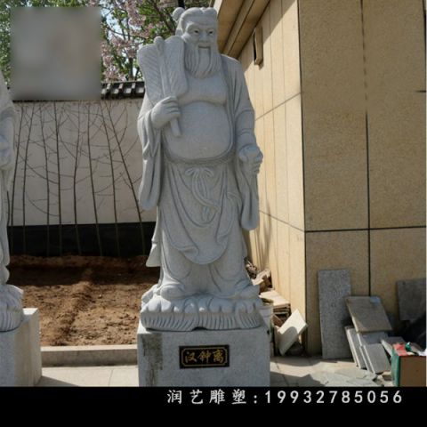 城市八仙过海石雕