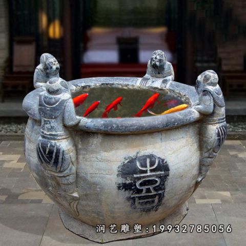城市鱼缸景观石雕