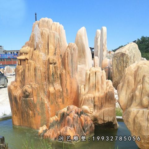 企业假山景观石雕