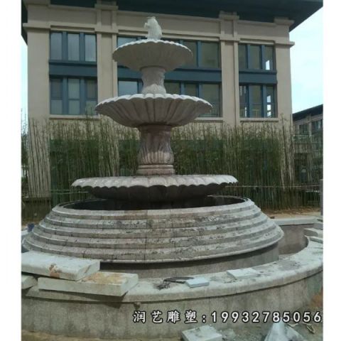 小区喷泉景观石雕