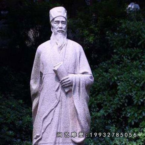 景区苏轼人物石雕