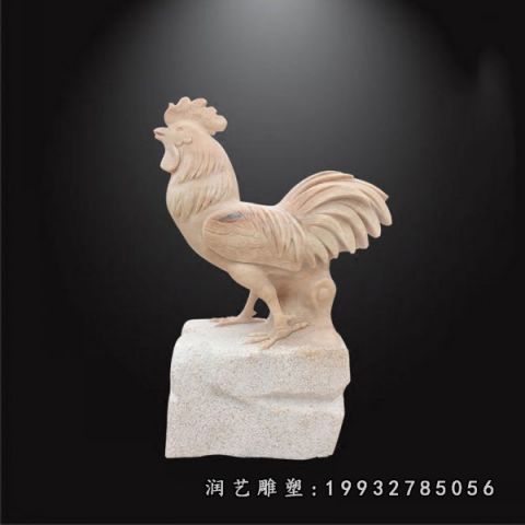 城市鸡动物石雕