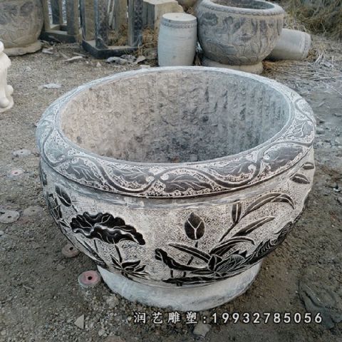 水缸城市景观石雕