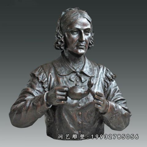城市南丁格尔人物铜雕
