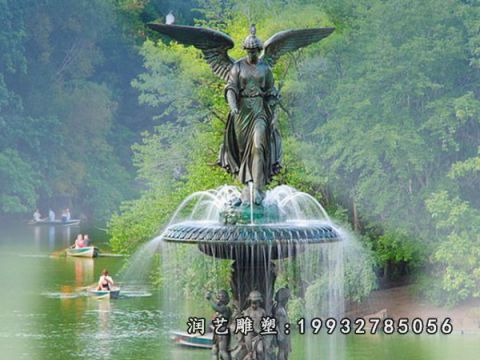 景区喷泉景观铜雕