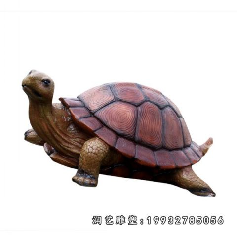 园林玻璃钢动物乌龟雕塑