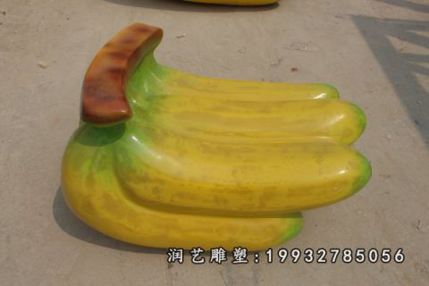 城市玻璃钢仿真香蕉雕塑