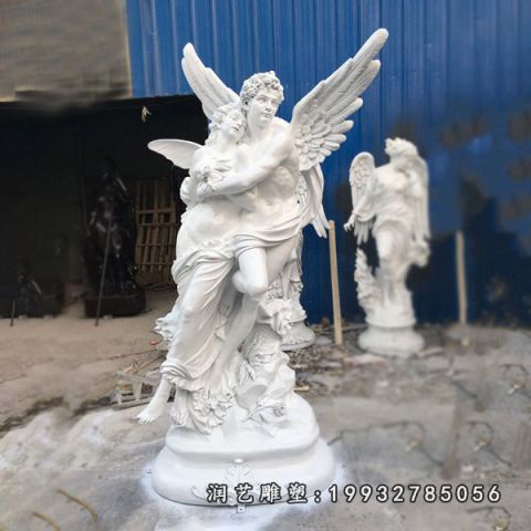 情侣广场人物石雕