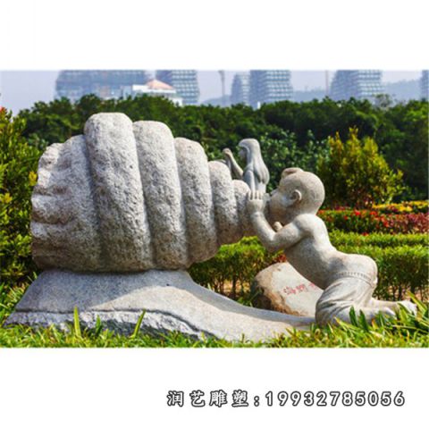 海螺园林景观石雕