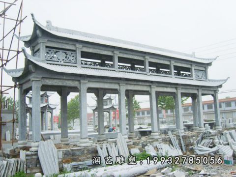公园景观长廊石雕