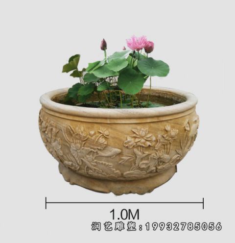 景区鱼缸景观石雕