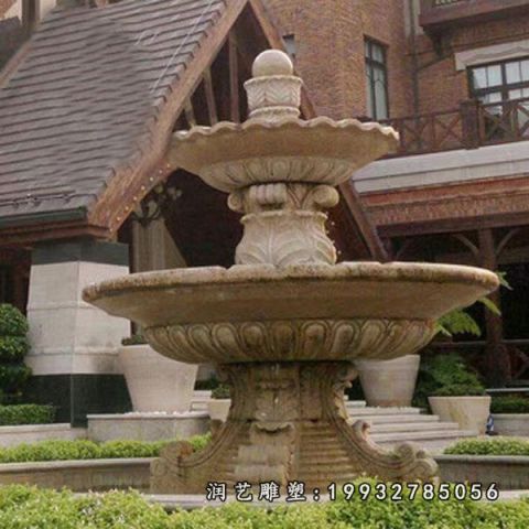 喷泉街道景观石雕