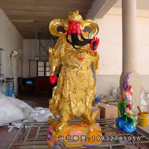 关公古代人物铜雕