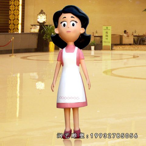 玻璃钢围裙妈妈人物雕塑