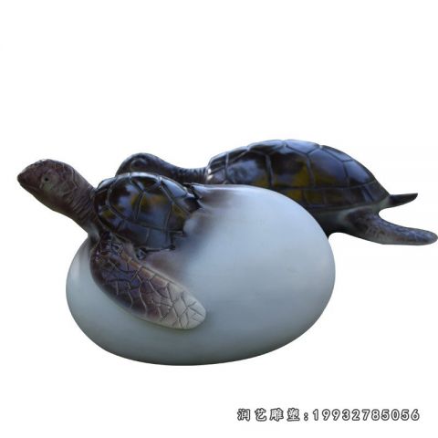 玻璃钢广场乌龟雕塑