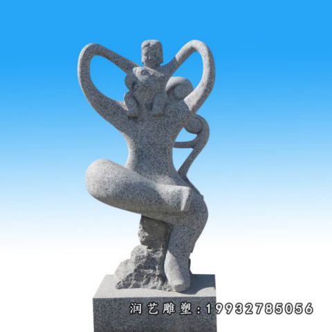 母子广场人物石雕