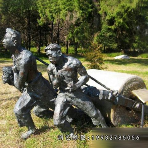 工人城市人物铜雕