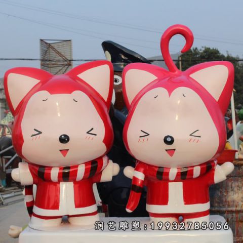 玻璃钢城市阿狸雕塑