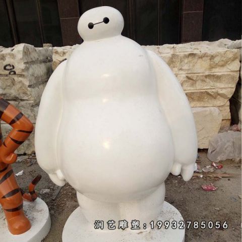 玻璃钢卡通大白雕塑