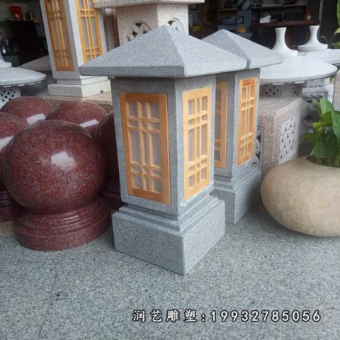 酒店灯景观石雕