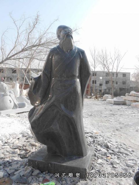 街道包公人物石雕