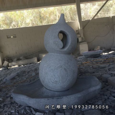 园林葫芦景观石雕