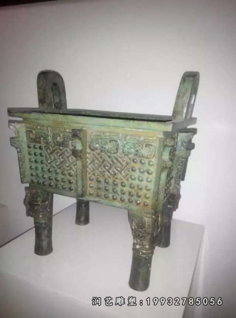 公园鼎景观铜雕