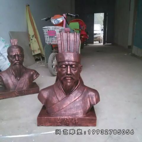 董仲舒名人铜雕