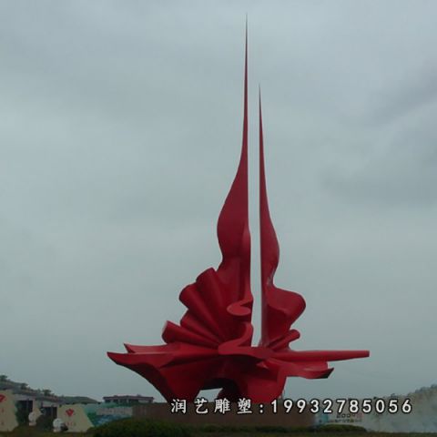公园不锈钢火炬景观雕塑