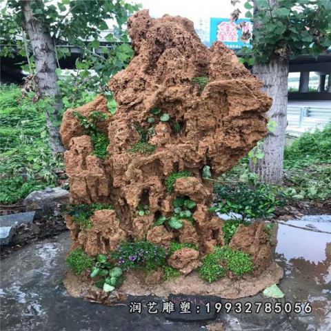 景观石草坪石雕