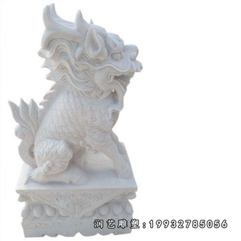 景区麒麟动物石雕