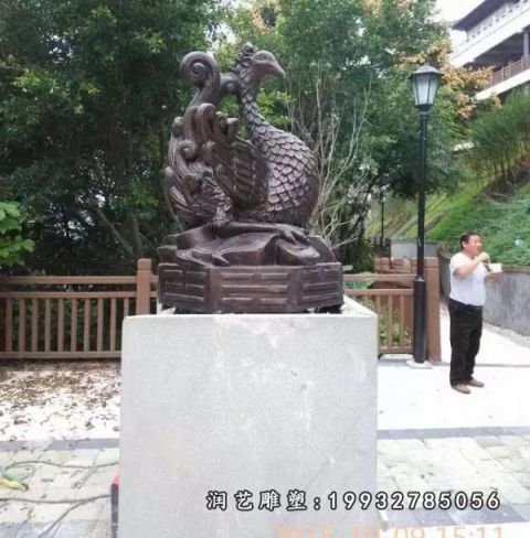 小区动物铜雕