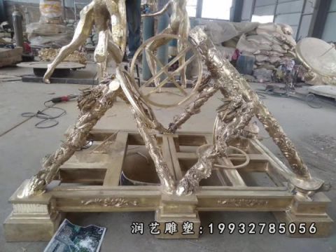 街道浑天仪景观铜雕