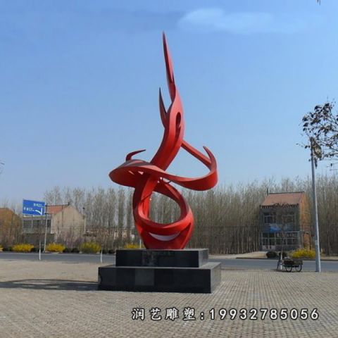 公园不锈钢抽象雕塑