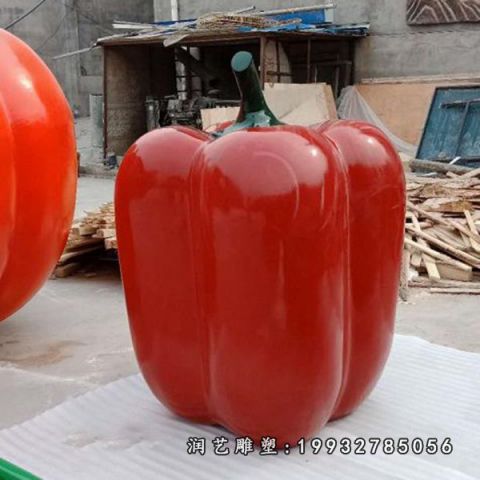 小区玻璃钢青椒景观雕塑