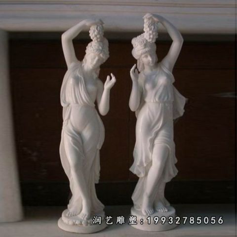 广场西方人物石雕