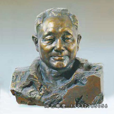 广场邓小平人物铜雕
