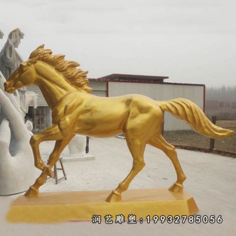铜马动物雕塑
