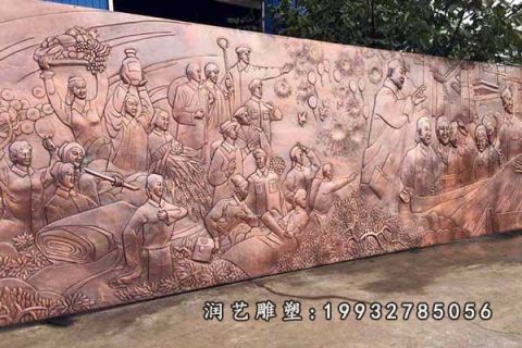 城市铜雕浮雕景观雕塑