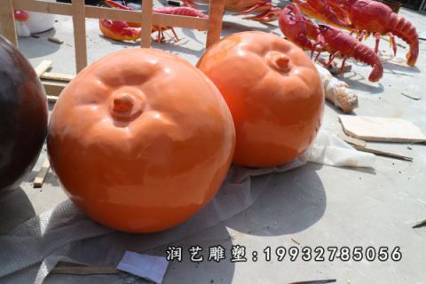 城市玻璃钢水果景观雕塑